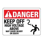 Keep Off High Voltage Above May Cause Injury or Death